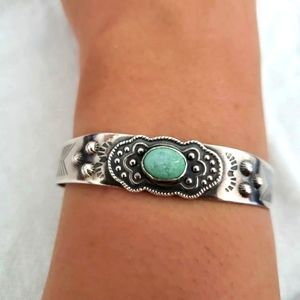 Vintage Sterling Silver Cuff Bracelet